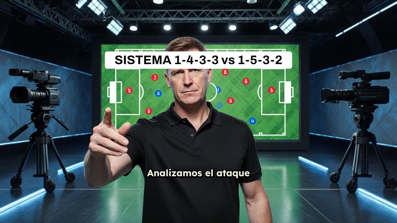 Táctica 4-3-3 vs 5-3-2: La Salida de Tres