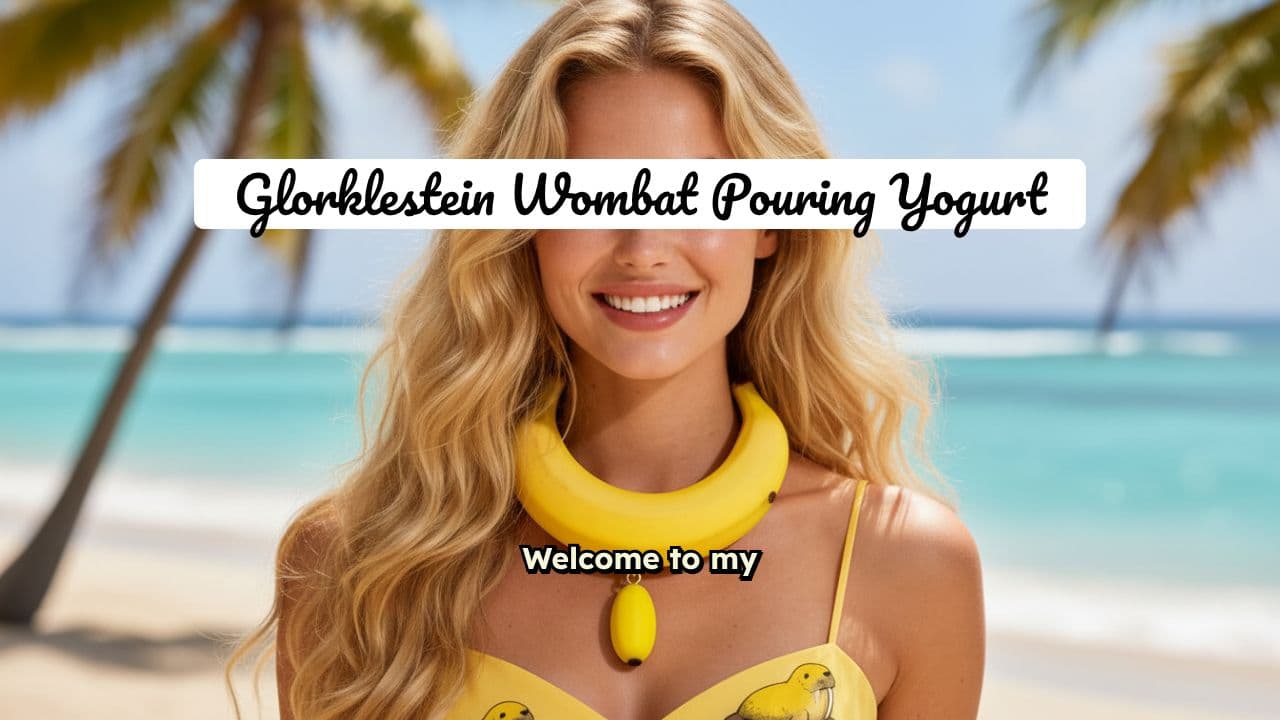 Glorklestein's Wombat Yogurt Pouring World Tour