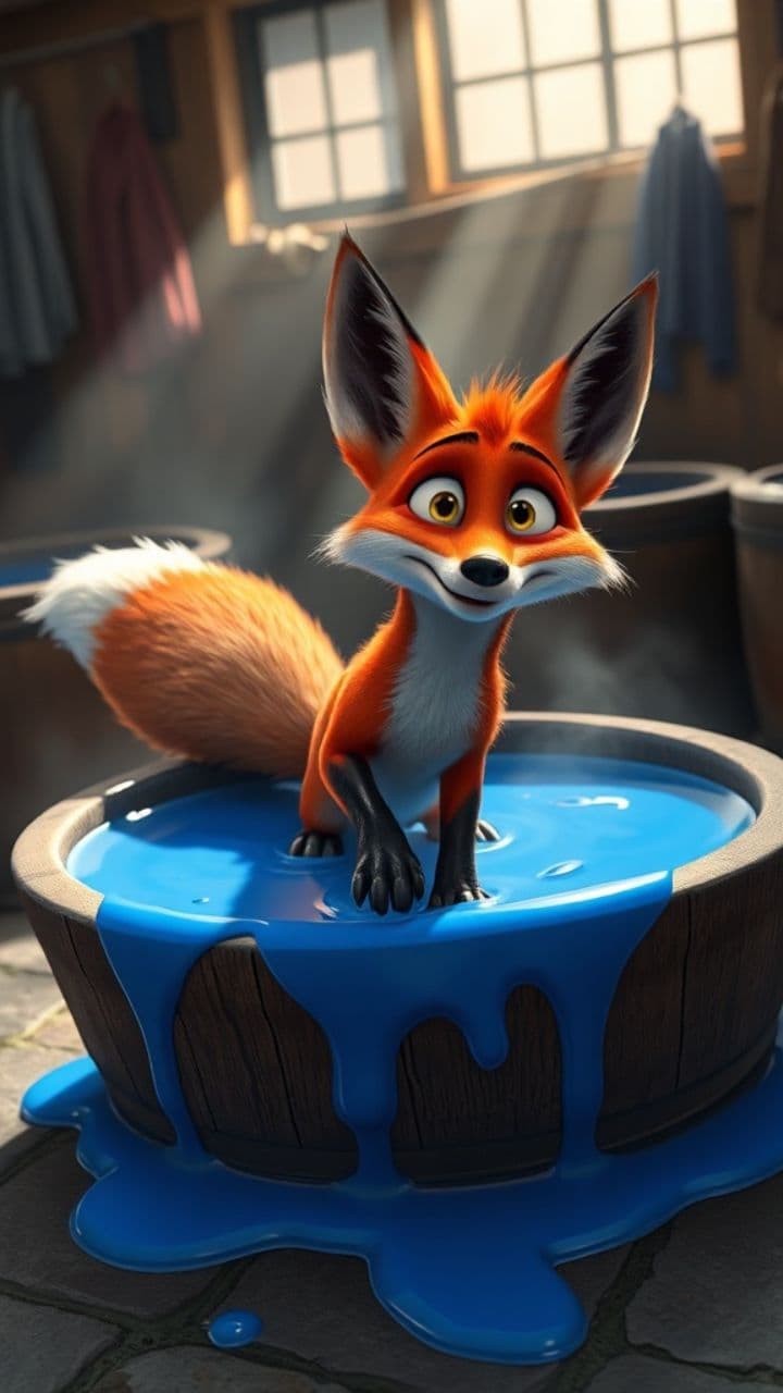 नीली लोमड़ी की कहानी