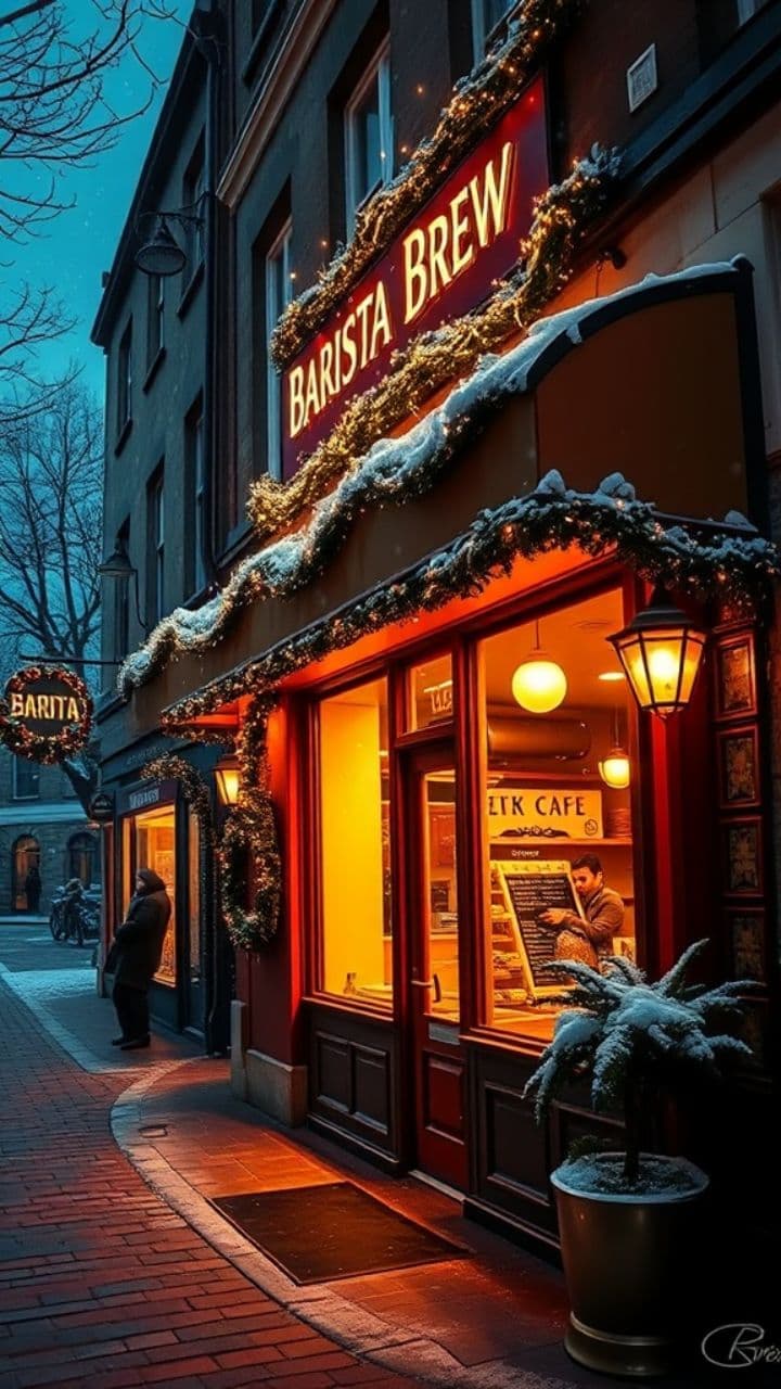 Christmas at Barista Brew Cafe
