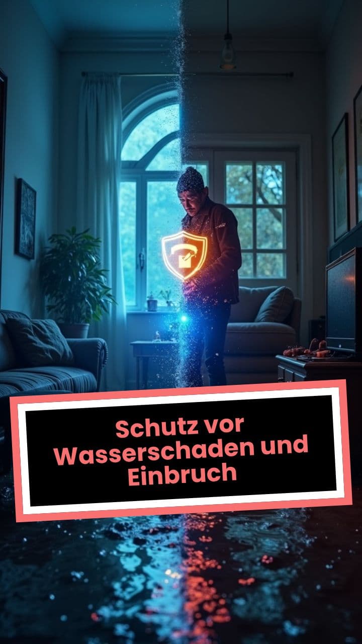 Schutz vor Wasserschaden und Einbruch