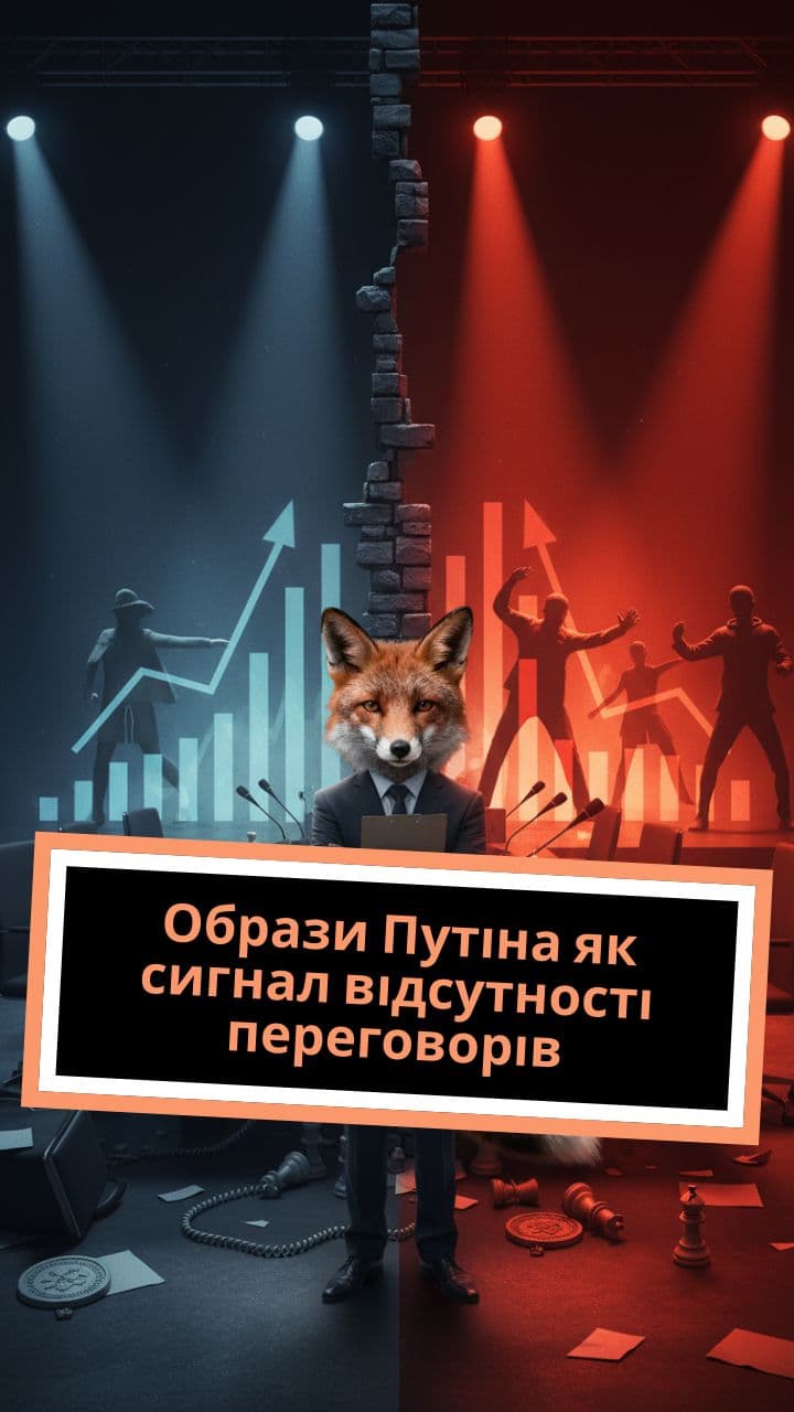 Образи Путіна як сигнал відсутності переговорів
