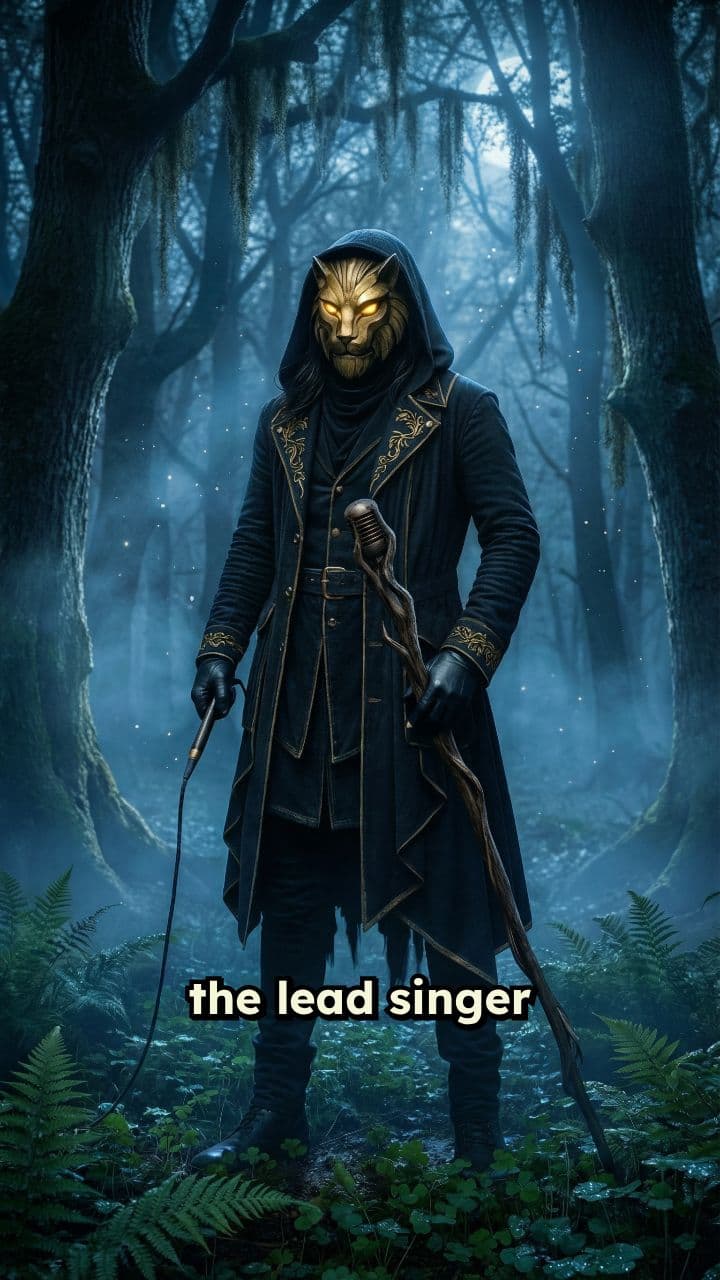 Masked Singer Performs in the Forest