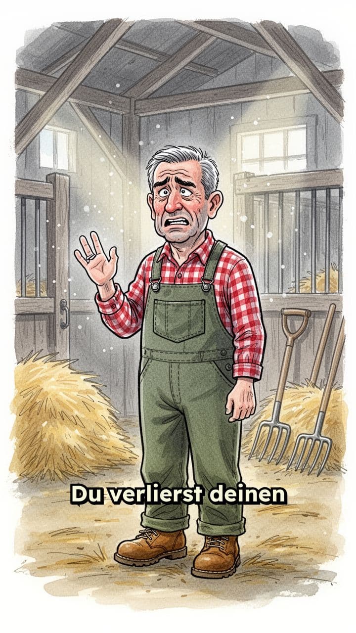 Ehering im Kuhmagen wiedergefunden