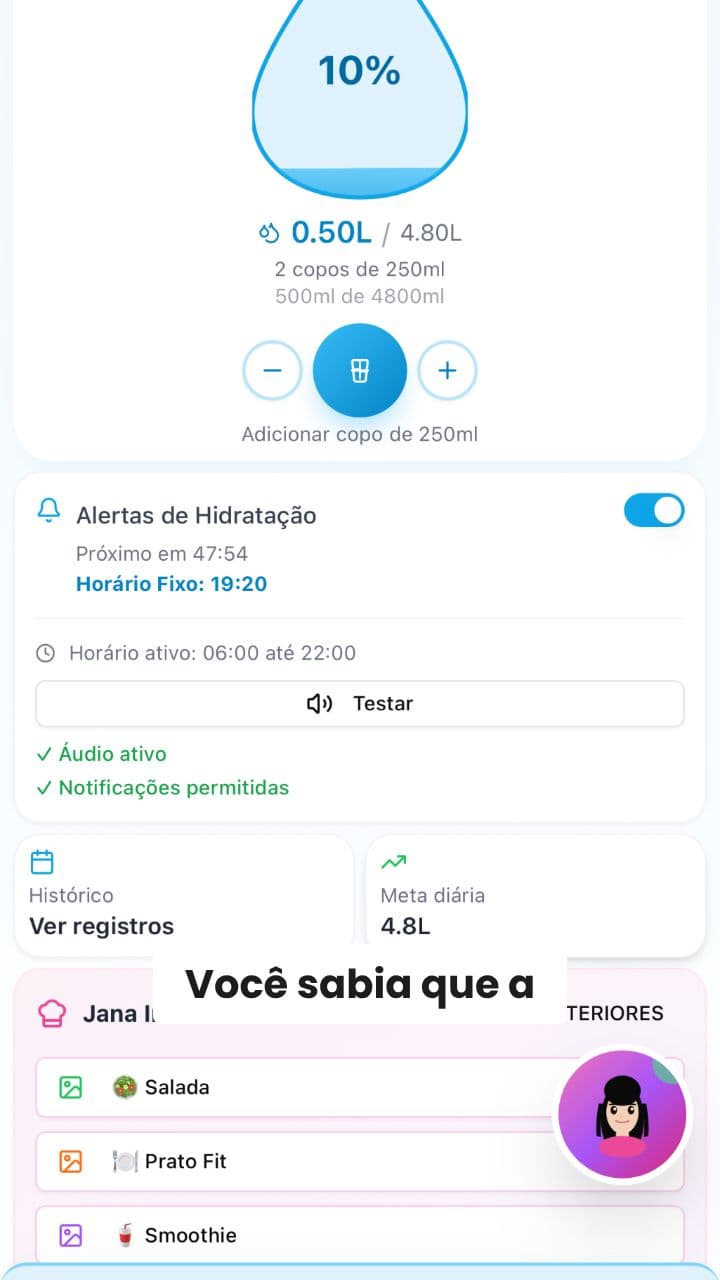 Hidratação e Nutrição para Melhor Treino