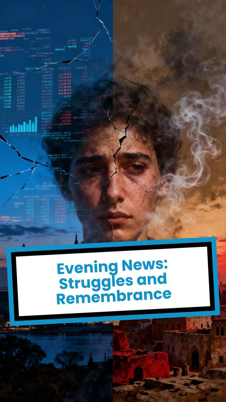 Evening News: Struggles and Remembrance