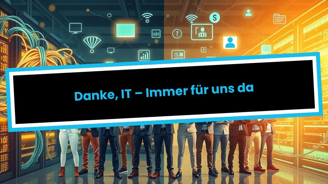 Danke, IT – Immer für uns da