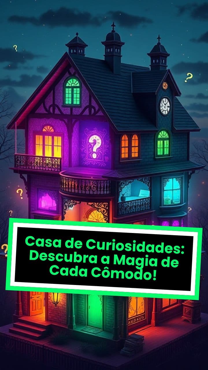 Casa de Curiosidades: Descubra a Magia de Cada Cômodo!