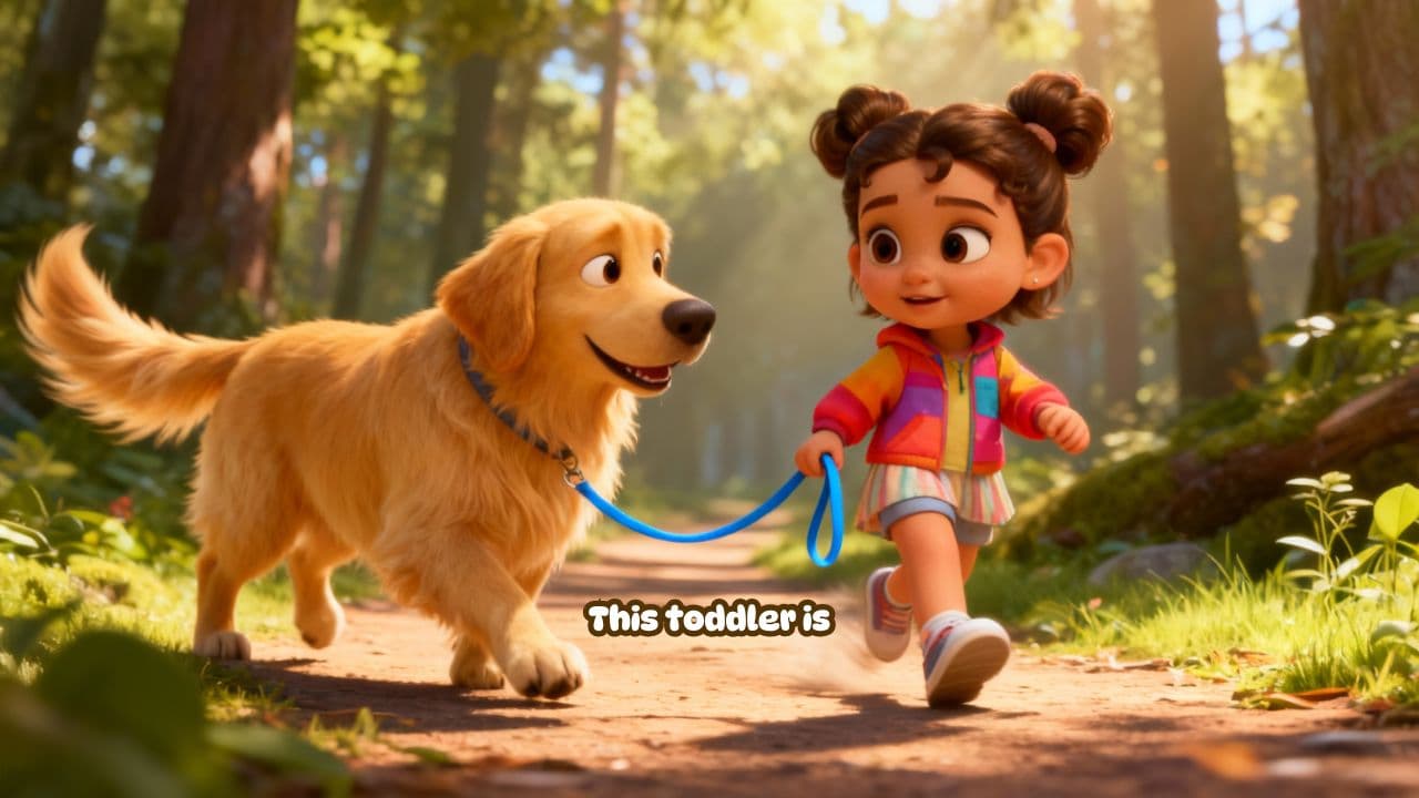Toddler and Dog: A Perfect Friendship