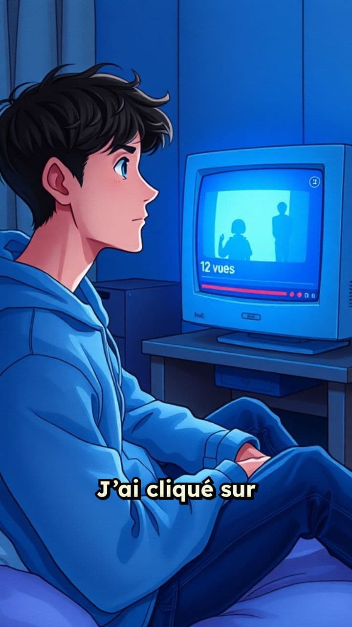 Silhouette derrière l'écran