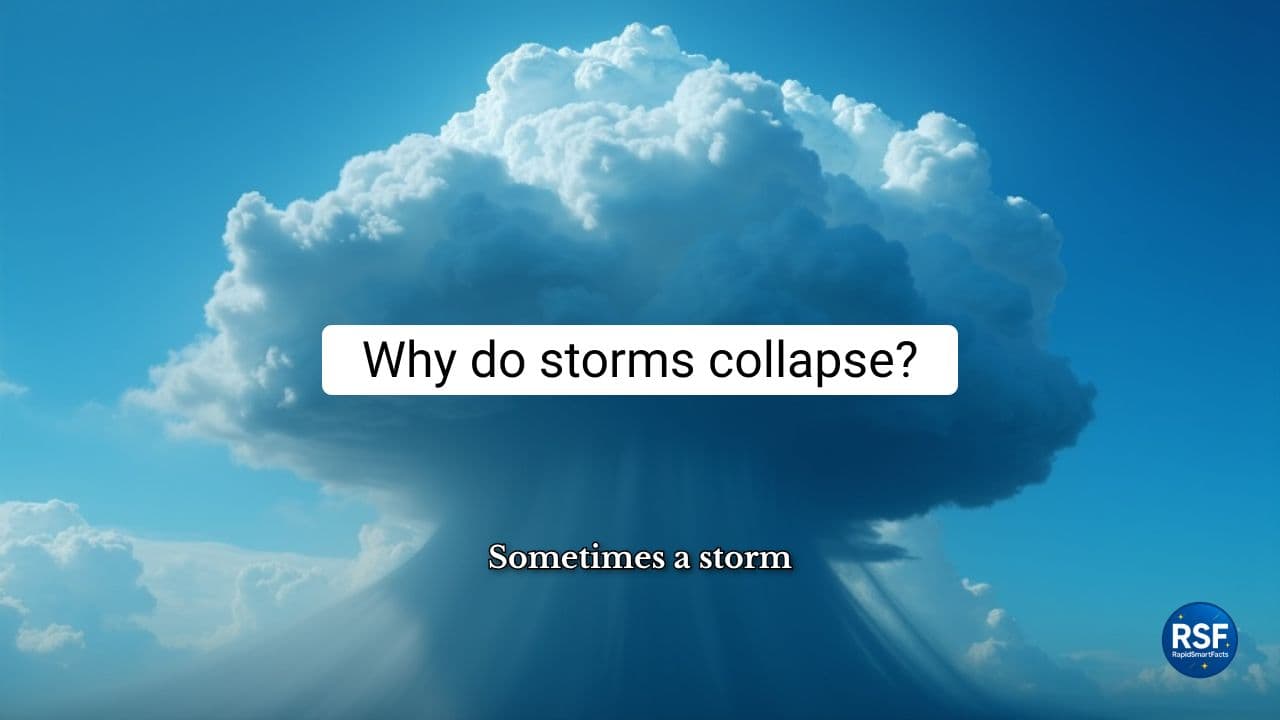 Why Do Some Storms Suddenly Collapse Into Heavy Rain? | RapidSmartFacts