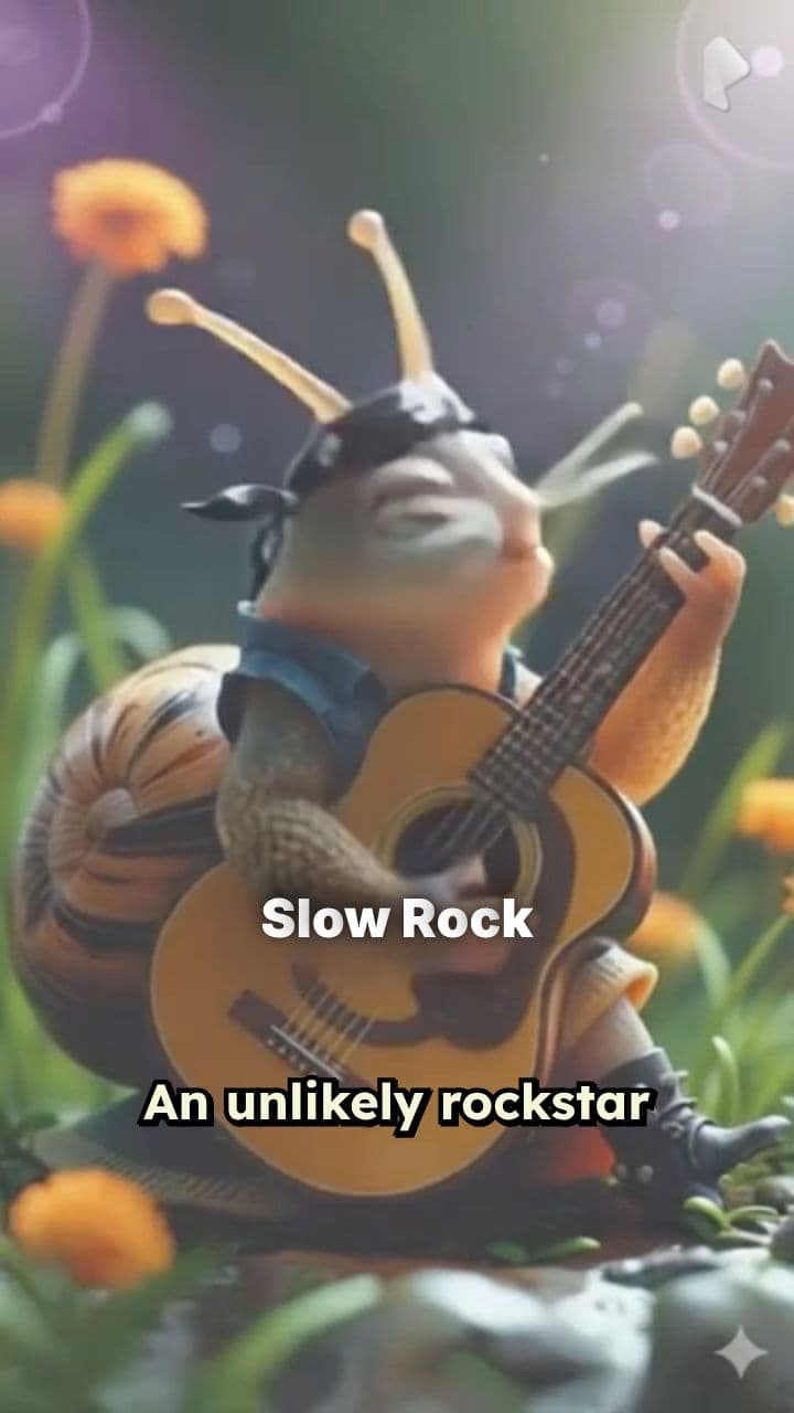 Rockstar in a Flower Field