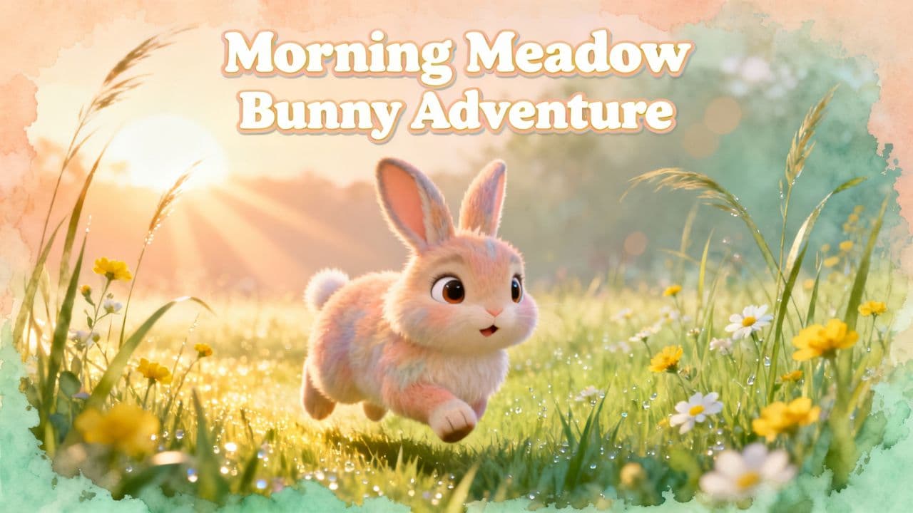 Morning Meadow Bunny Adventure