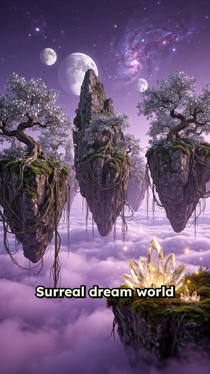 Purple Sky Floating Isles