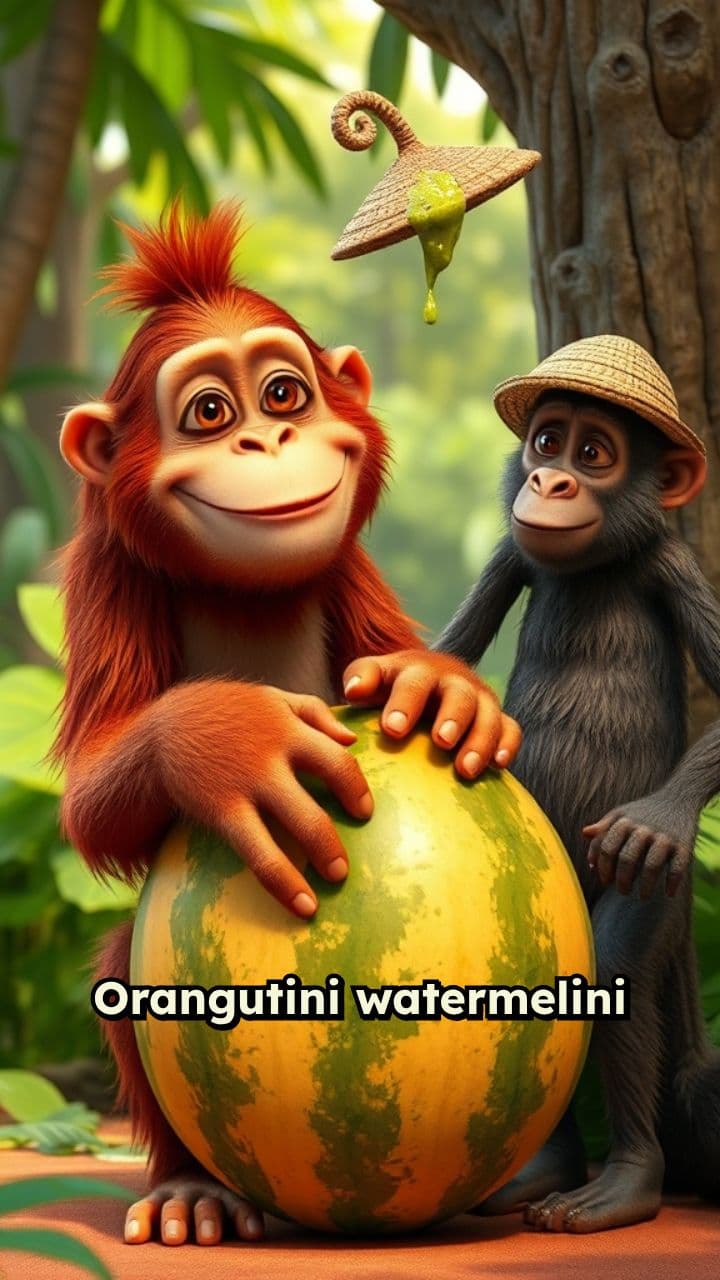 La amistad de Orangutini y Patapim