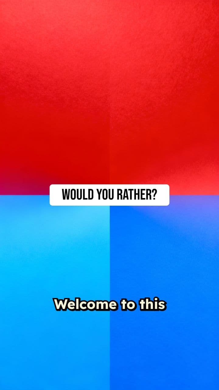 Would You Rather TikTok Challenge