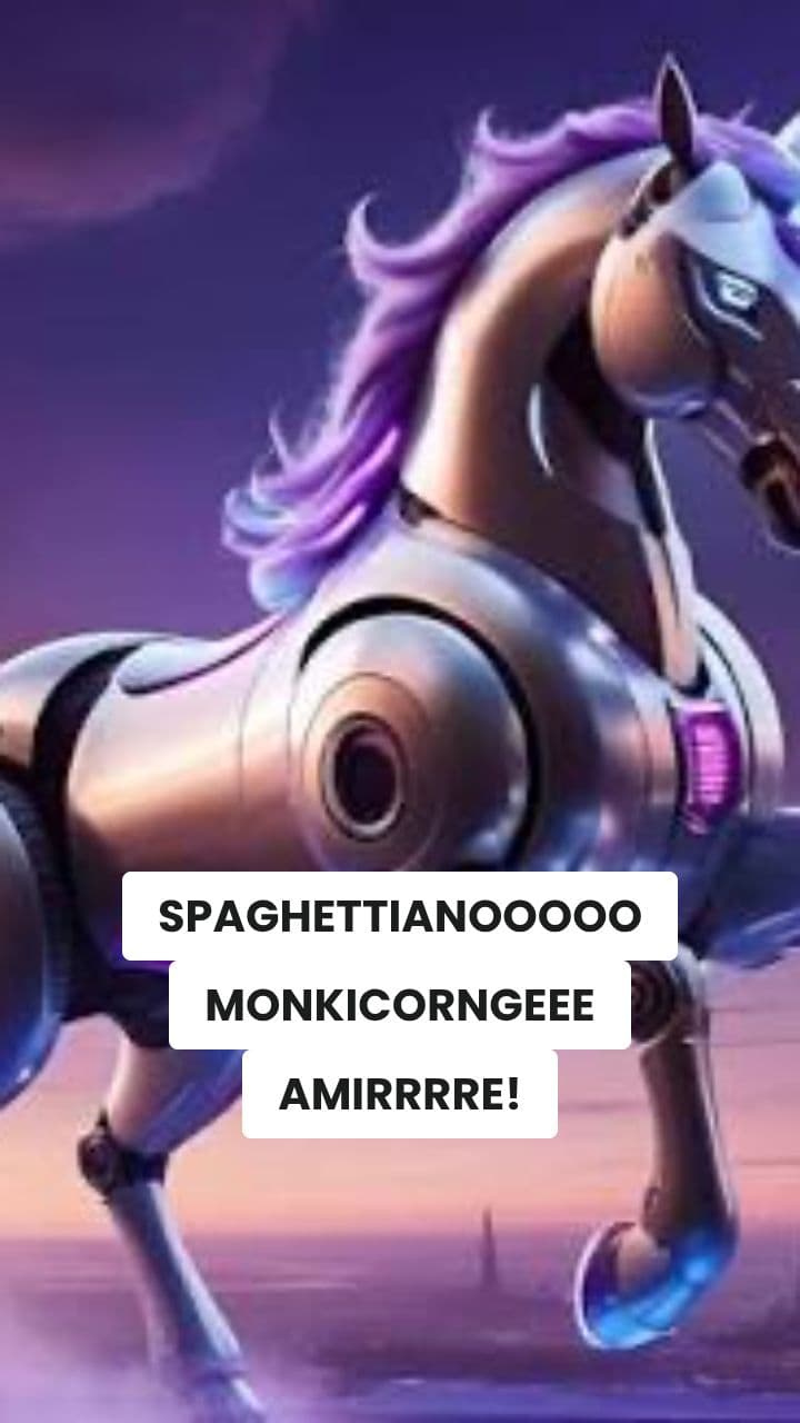 AMIRIANO IL MONKICORNO DEI FAGIOLI