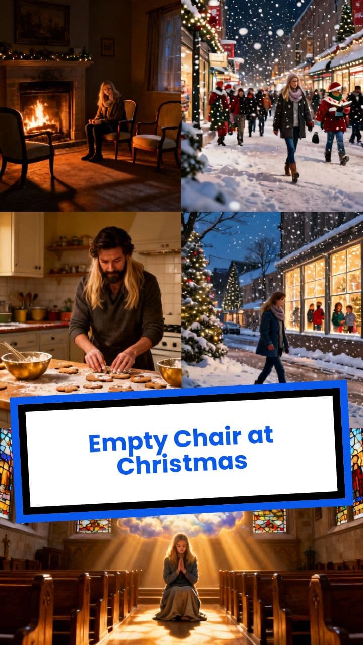 Empty Chair at Christmas