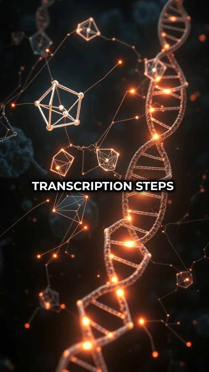 Transcription Steps in Gene Expression