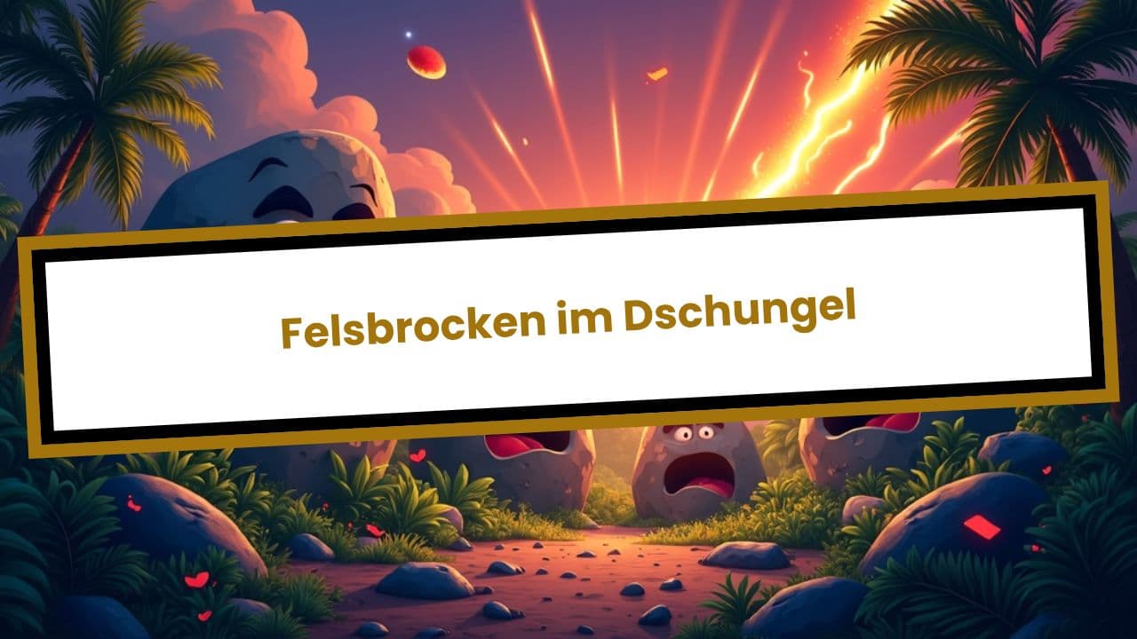 Felsbrocken im Dschungel