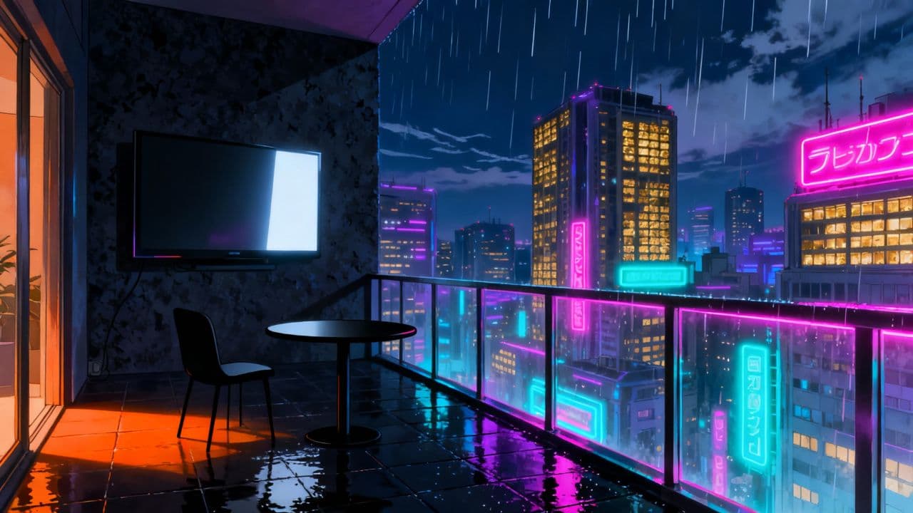 Nocturnal Horizon: Midnight Serenity