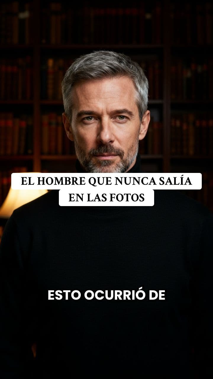 El caso del hombre que nunca salía en las fotos