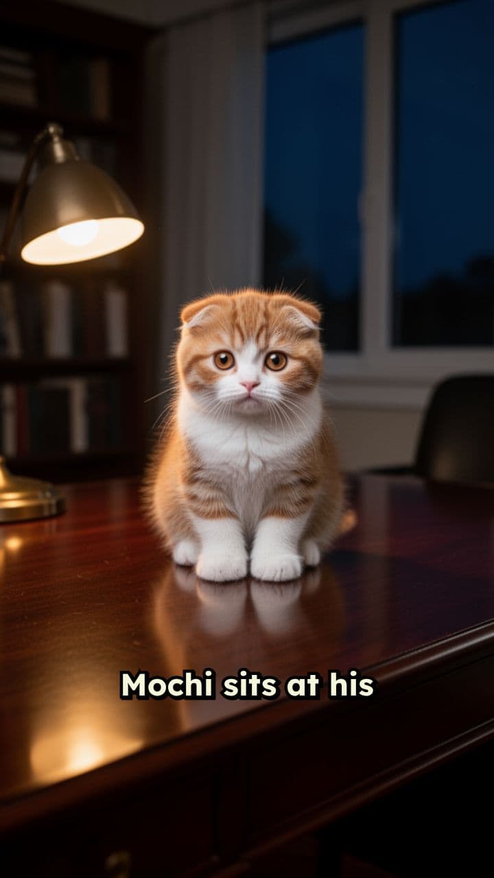 Mochi’s Empty Desk Dream