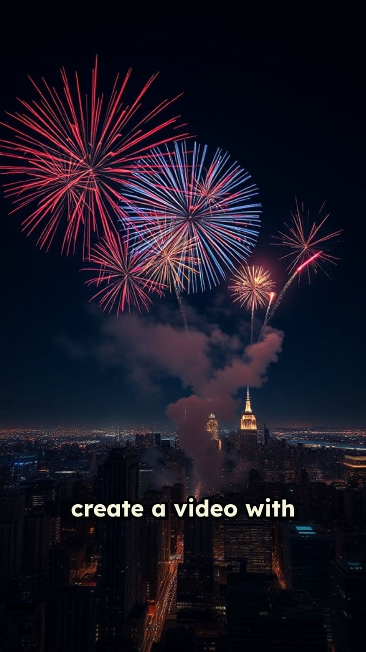Vibrant Fireworks and Mandala Visuals
