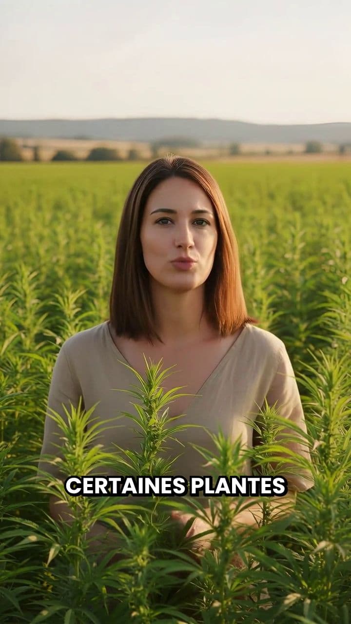 Le chanvre guidé par la lumière naturelle
