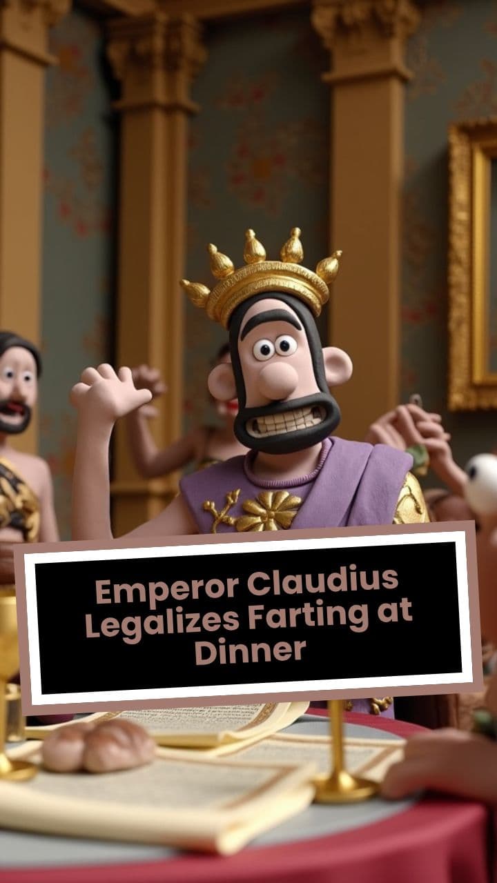 Emperor Claudius Legalizes Farting at Dinner