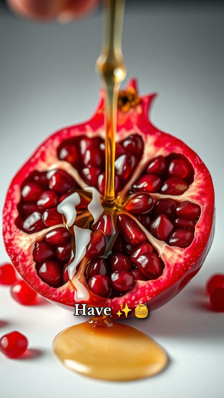 مزيج السحر: الرمان والعسل والليمون