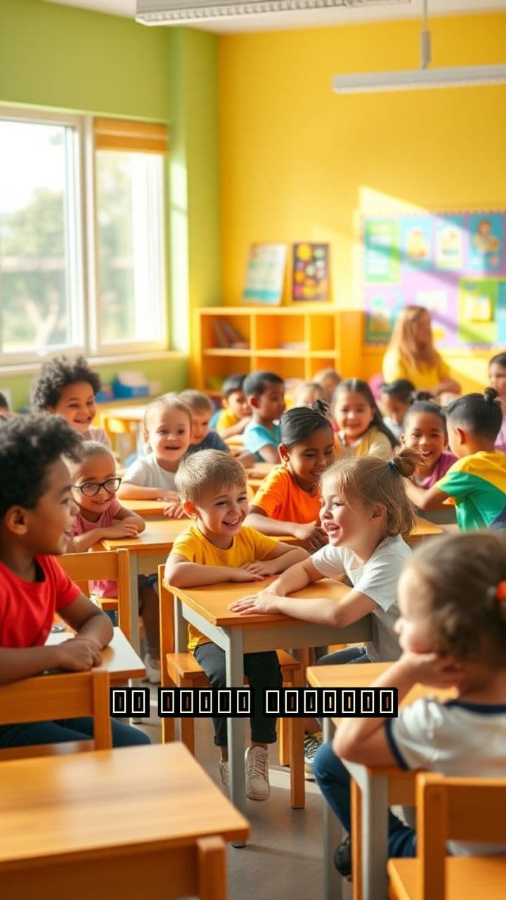 রঙিন ক্লাসরুমের আনন্দ