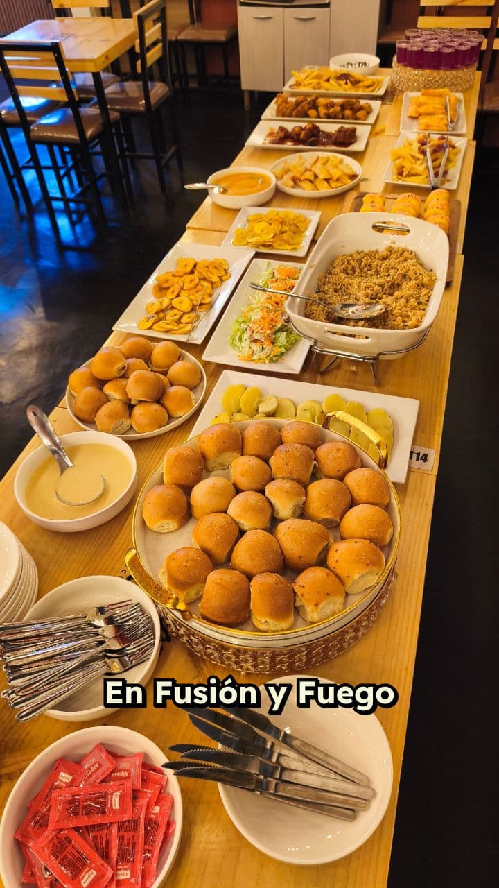 Buffet Variado en Fusión y Fuego