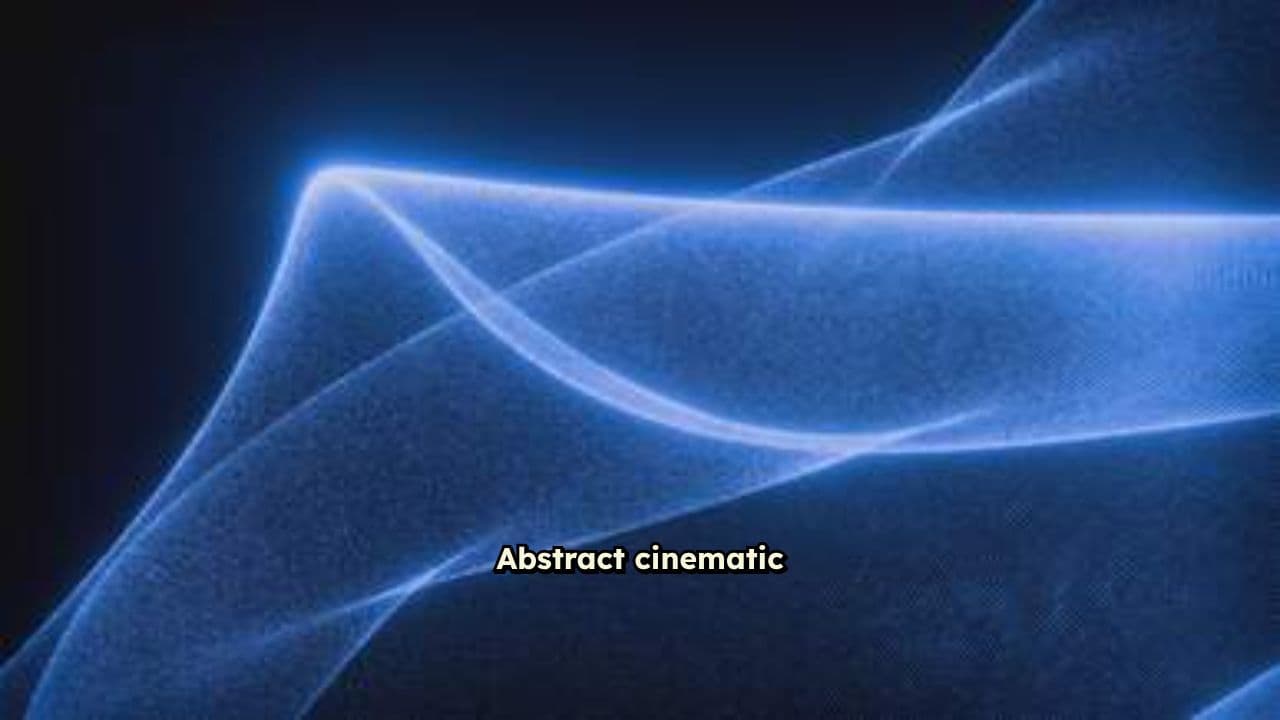 Abstract Cinematic Fluid Waves