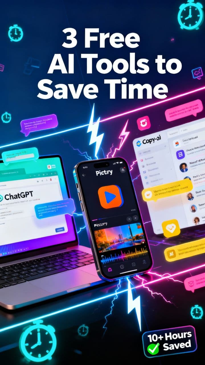 3 Free AI Tools to Save Time