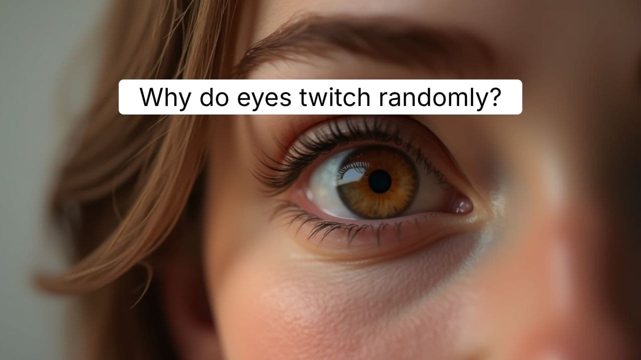 Why Your Eyes Twitch Randomly | RapidSmartFacts