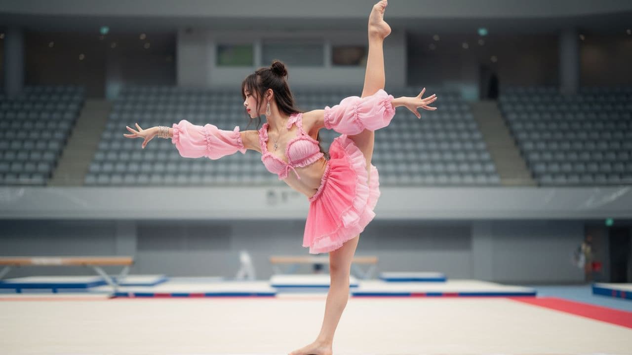 Late Night Gymnastics Training