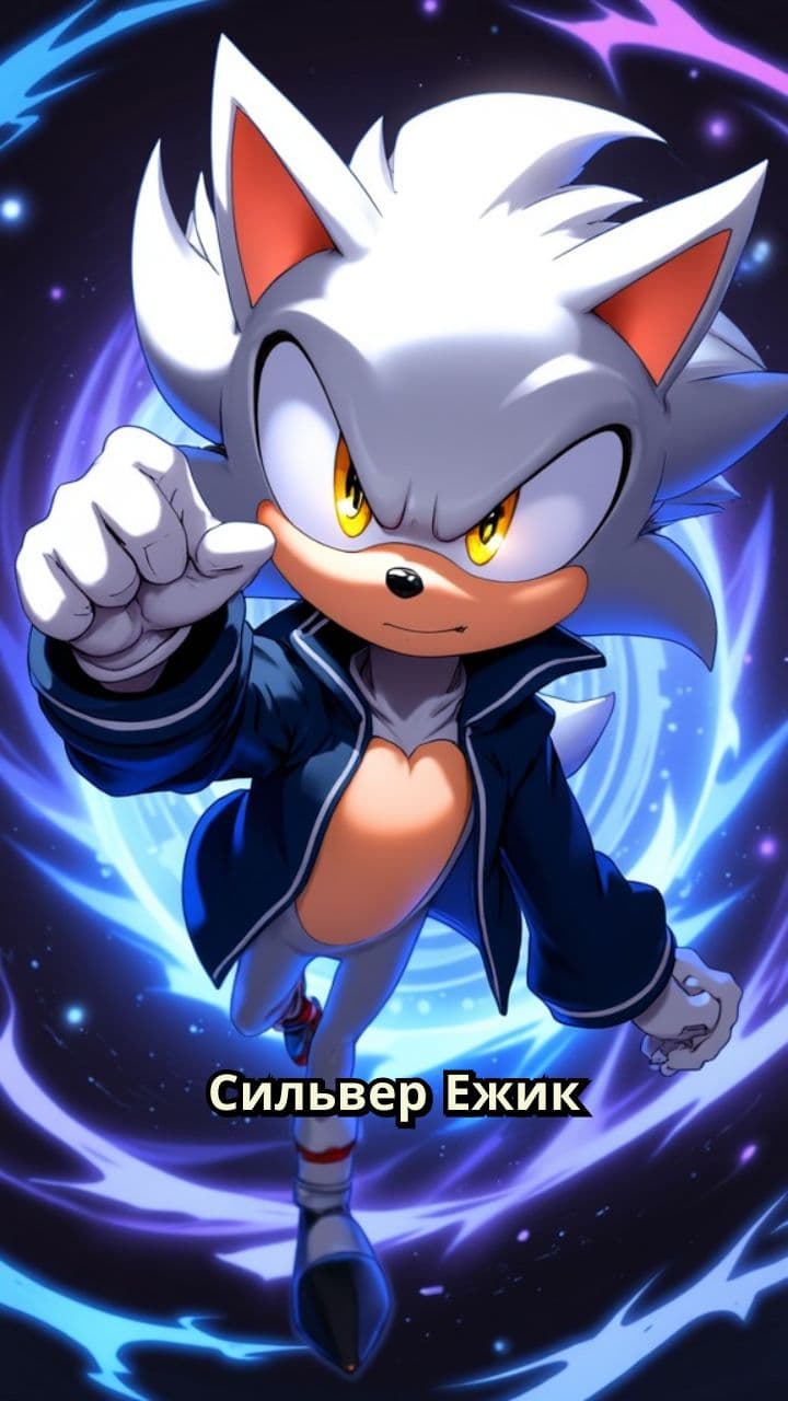 Сильвер Ежик в стиле Годжо Сатору