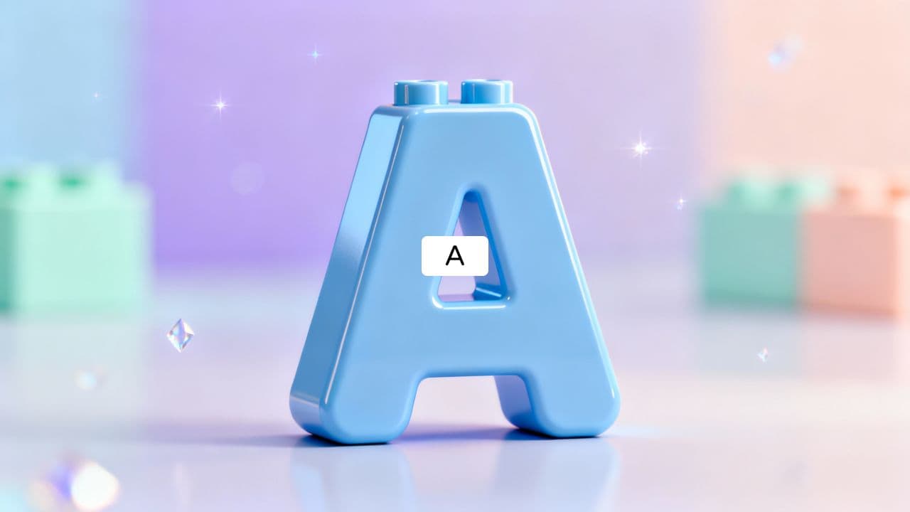 Calm Letter A Children's Animation