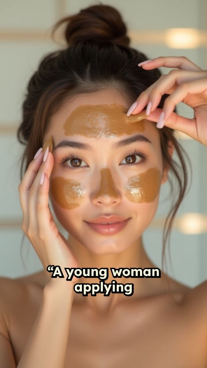 Clay Mask Application in Soft Light