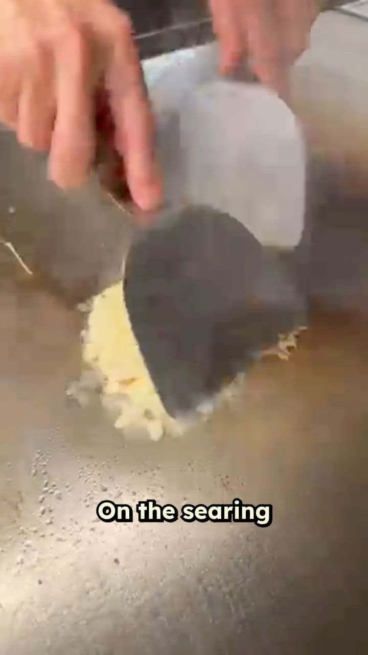 Searing on the Teppanyaki Grill