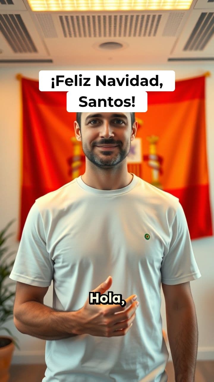 Felicitación de Navidad de Santiago Abascal