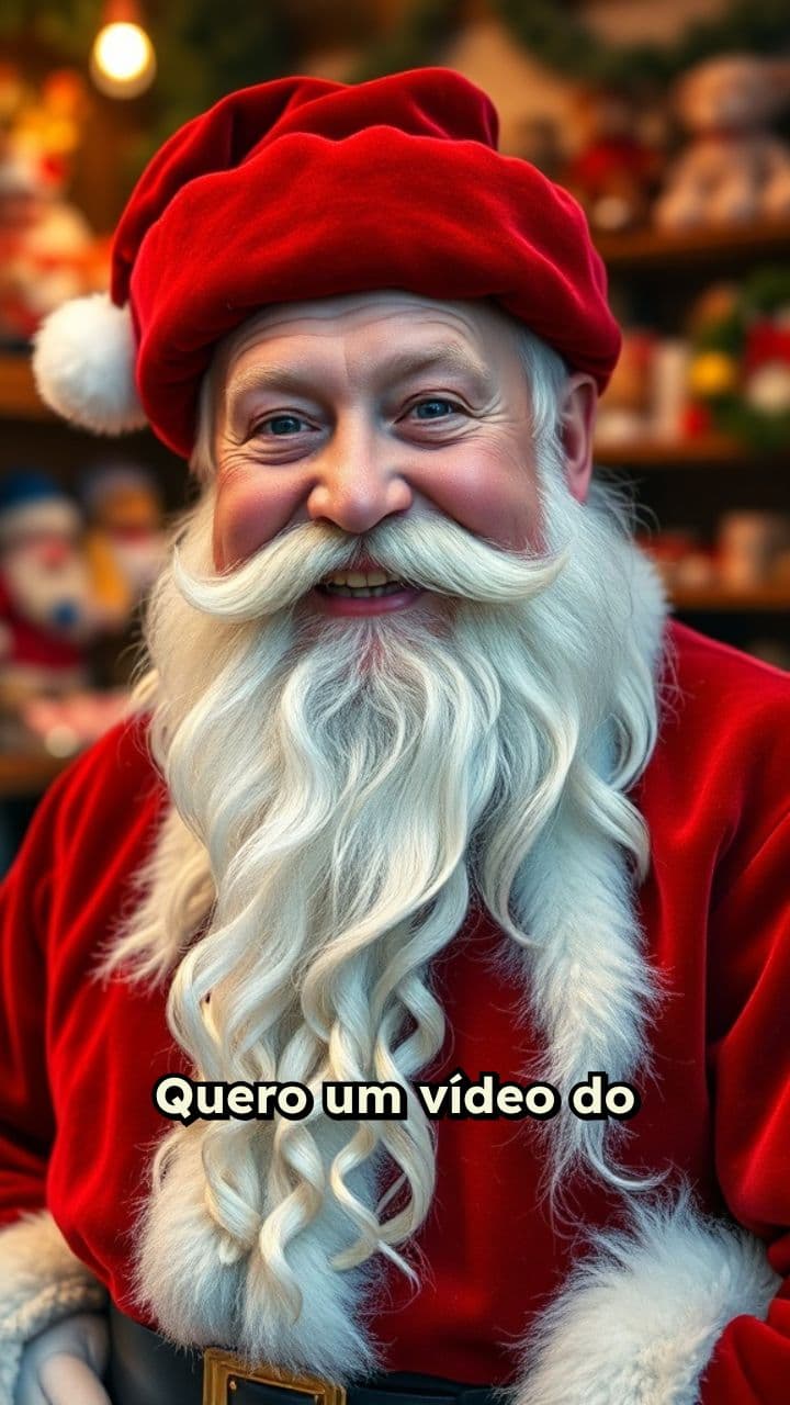 Mensagem Especial do Papai Noel para Manoela