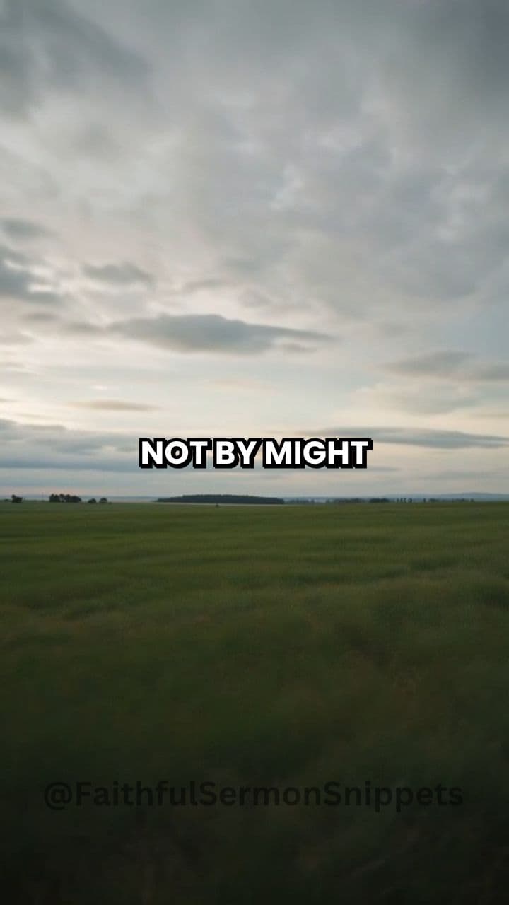 Not by Might, but by Spirit