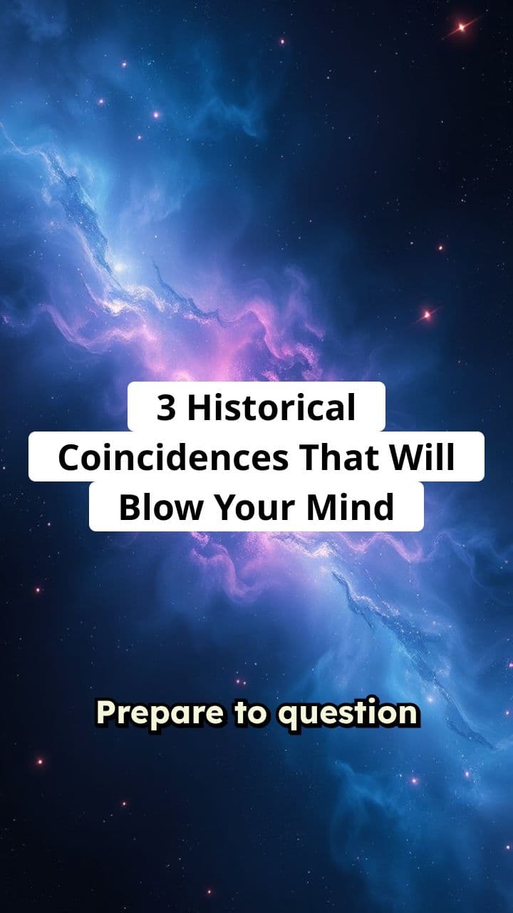 3 Historical Coincidences That Will Blow Your Mind