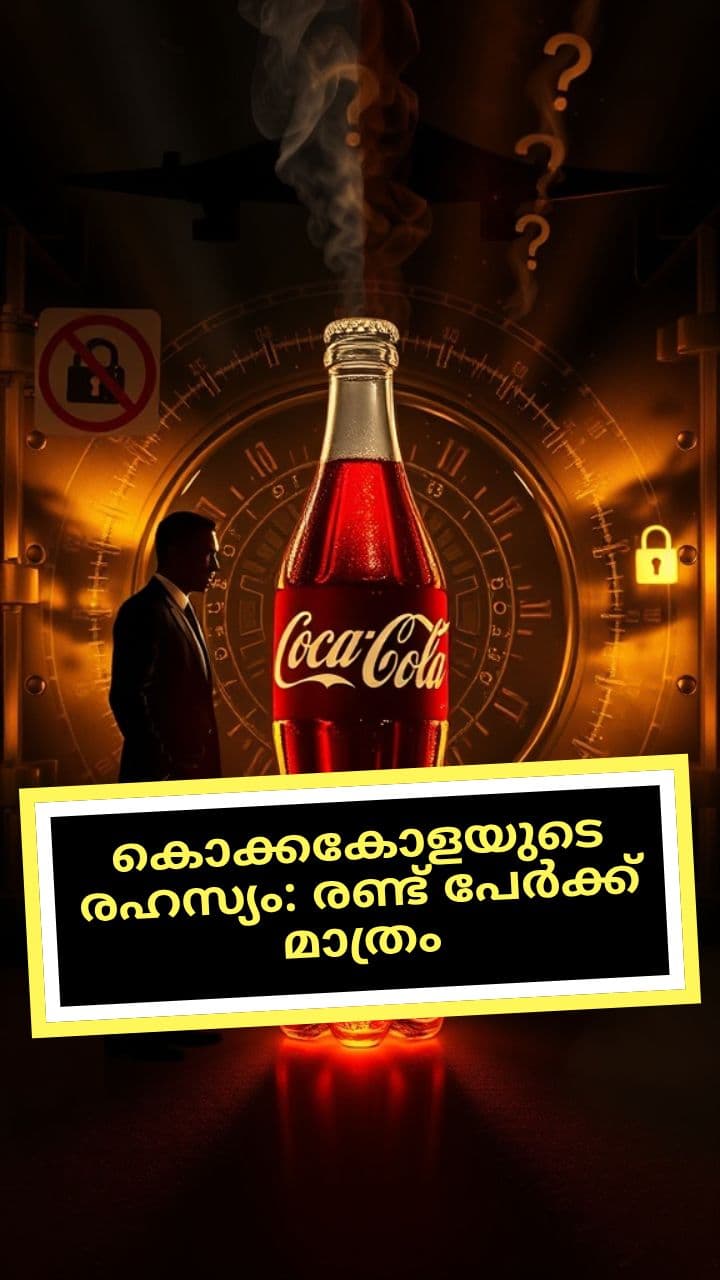 കൊക്കകോളയുടെ രഹസ്യം: രണ്ട് പേർക്ക് മാത്രം