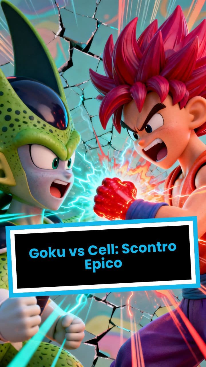 Goku vs Cell: Scontro Epico