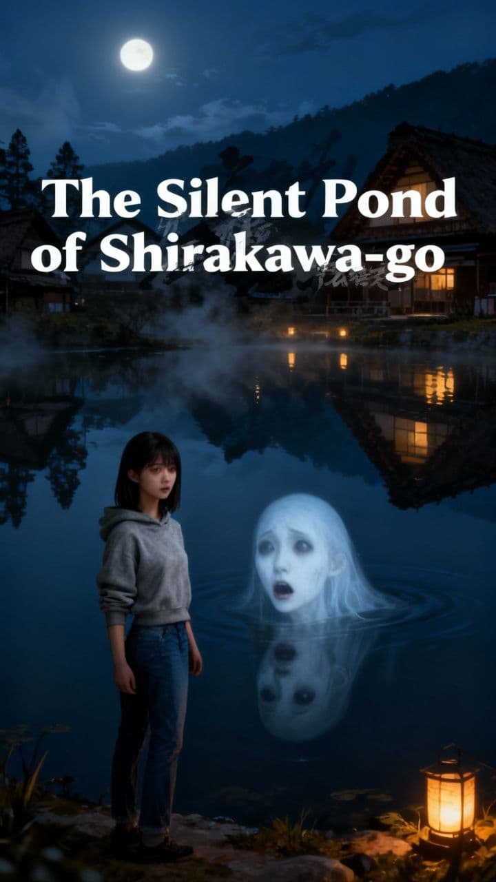 The Silent Pond of Shirakawa-go