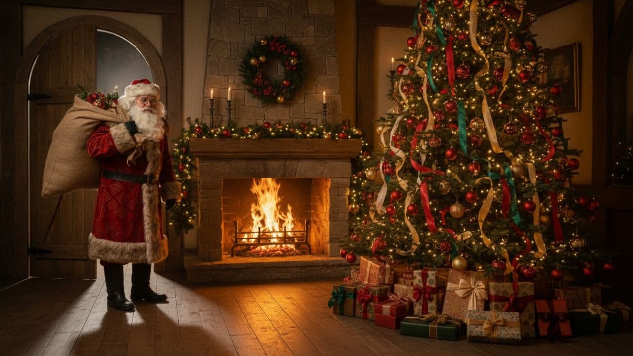 Новогоднее поздравление от Деда Мороза