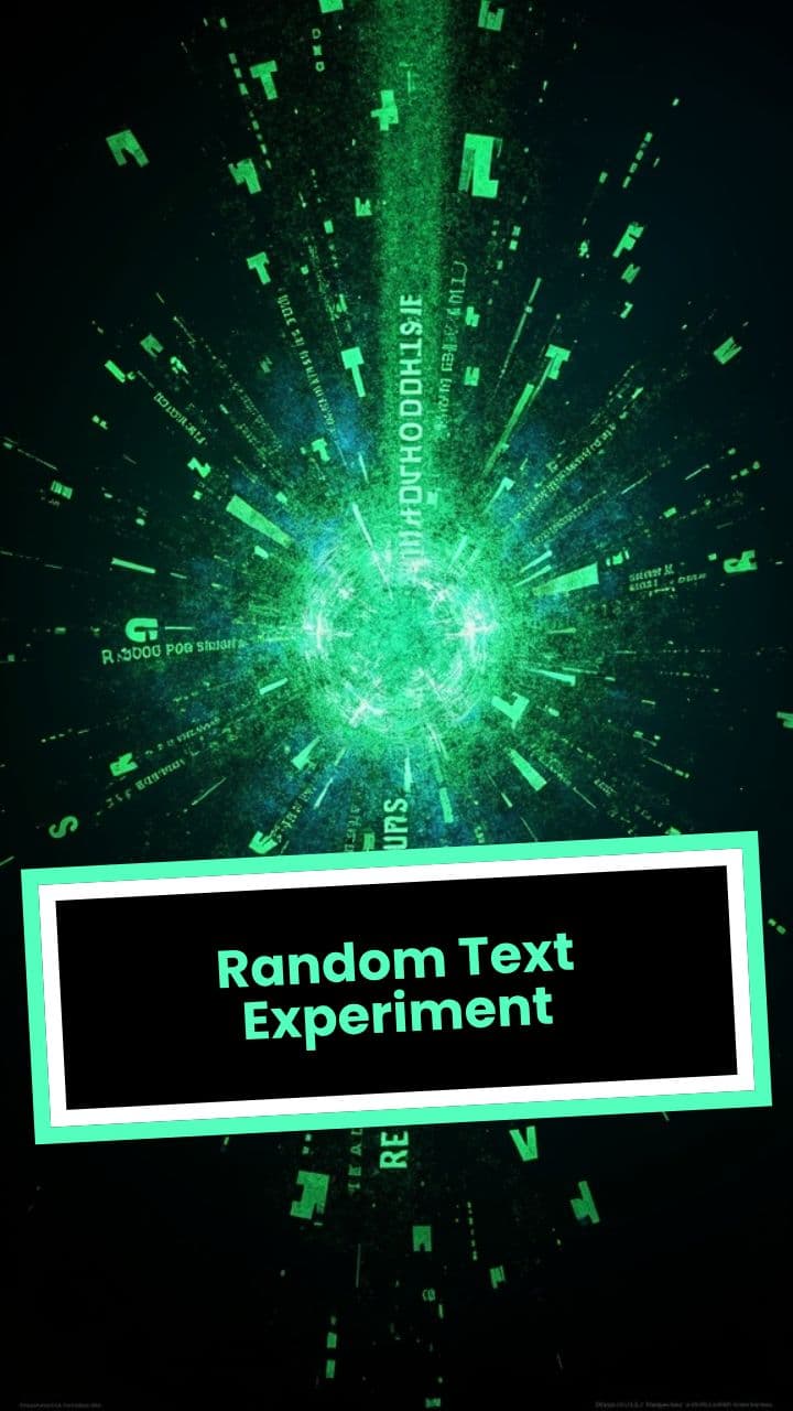 Random Text Experiment